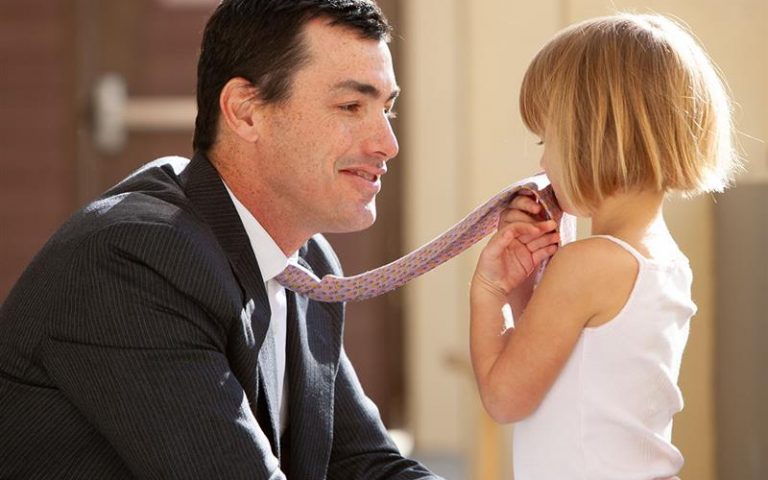 Business man with child